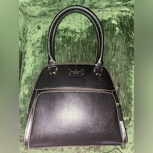 Black leather Kate Spade purse- in like new condition.